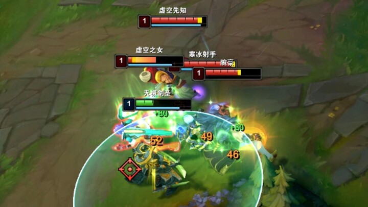 Sword Master: 1V5 the whole time, too busy to handle it!