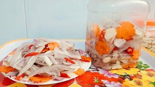Cách Làm Tai Heo Ngâm Giấm Chua Ngọt Ngon Tuyệt #Pig Ear Pickled Vinegar#HVMĐ 85