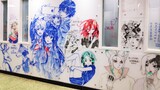 [Gambar]Melukis seluruh dinding di bangunan akademik