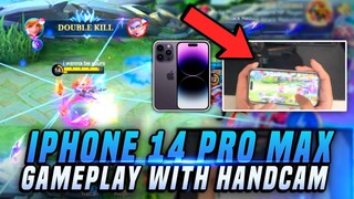 IPHONE 14 PRO MAX REVIEW - FANNY GAMEPLAY (WITH HANDCAM) | MLBB