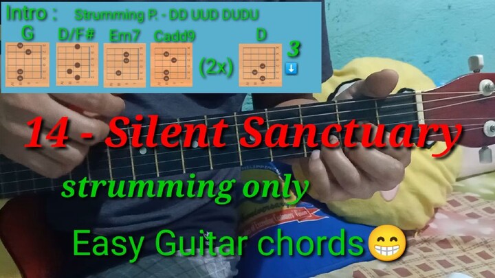 14 - Silent Sanctuary Easy chords tutorial