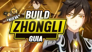 La NUEVA BUILD DEFINITIVA de ZHONGLI - Guia Zhongli SUPPORT OFENSIVO - Genshin Impact