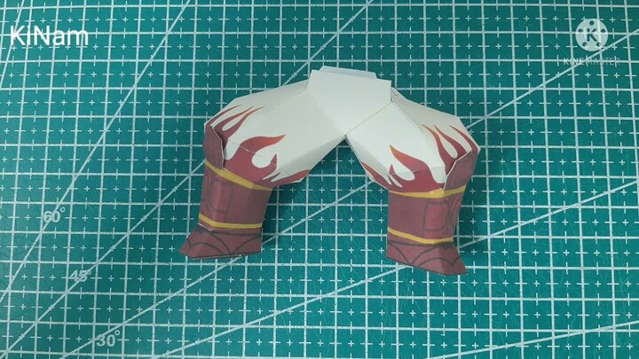 Mô hình giấy Samurai Nhật Bản chibi