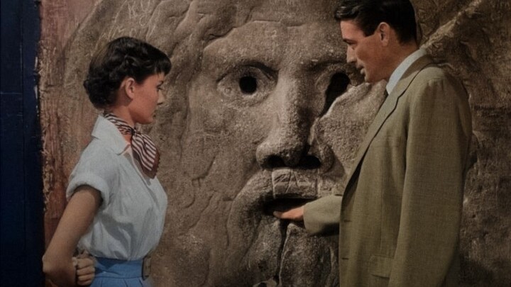 AI color restoration of the hilarious scene in Roman Holiday (original version)