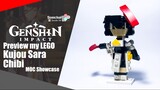 Preview my LEGO Kujou Sara Chibi From Genshin Impact | Somchai Ud