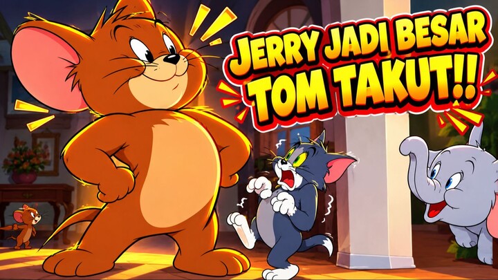 JERRY JADI BESAR‼️ TOM LANGSUNG KETAKUTAN!! 😱🐭