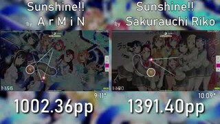 Aqours - Aozora Jumping Heart +HDDT | A r M i N vs Sakurauchi Riko