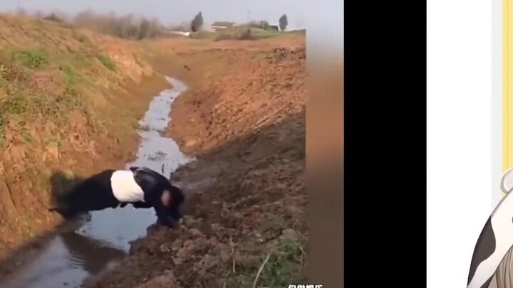 Niu Niu looks at the unlucky moments of boys [Niu Ye Lu Moo]