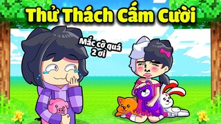 Noob Ruby Và Siro Thử Thách CẤM CƯỜI Siêu Bựa Trong Minecraft !!!🤣