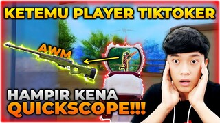 GAK SENGAJA KETEMU TIKTOKER ?! BERANI BANGET NGERUSH PAKAI SNIPER AWM !! - PUBG MOBILE