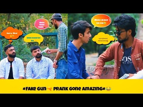 |Fake Gun Prank gone crazy |A_D Pranksters #comedygold #fun
