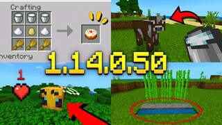 อัพเดท Minecraft 1.14.0.50 (Beta) - GamePlay | การกลับมาของนมวัว และผึ้งโจมตีเราแค่ครั้งเดียว!!?