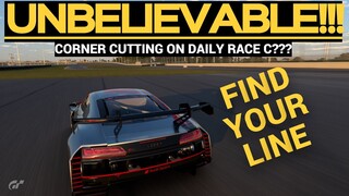 Gran Turismo 7 - This is UNBELIEVABLE!!! Corner Cutting on Daily Race C??