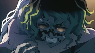 Daki killed an ordinary person and was praised by Muzan, but Himutarou went to hit the pillar and wa