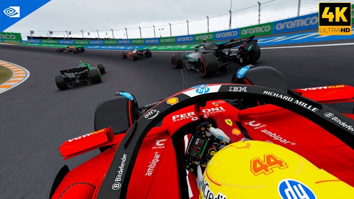F1 Ultra Realista 2025 | Lewis Hamilton Ferrari SF-25 Gyro Cam | Zandvoort 2025 | Assettto Corsa
