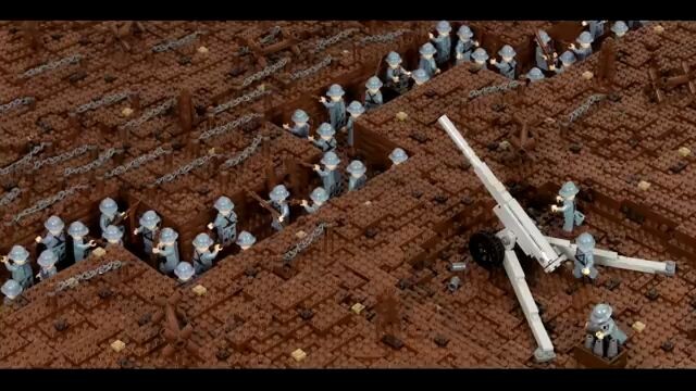 Lego WW1 - The Battle Of Verdun - stop motion