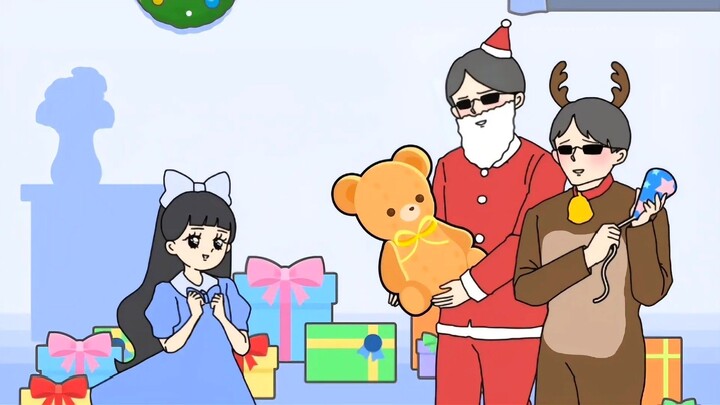 Demi Bocil Manja rela jadi Santa Claus 🎅