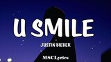 Justin Bieber - U Smile (Lyrics)🎵