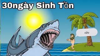 Lạc Vào Đảo Hoang 30 Ngày Sinh Tồn Với Những Con Cá Mập Khát Máu [Johnny's island]