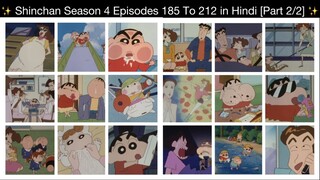 Shinchan Season 4 Episodes 185 To 212 in Hindi [Part 2/2]