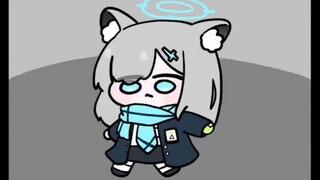 这么可爱的白子！