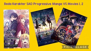 Beda Karakter SAO Progressive Manga VS Movies 1, 2