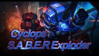 Mobile Legends: Bang Bang! Cyclops New Skin |S.A.B.E.R. Exploder|