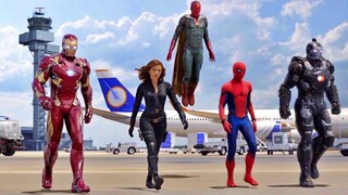 Captain America: Civil War - Team Iron Man vs Team Cap - Airport Battle Scene - Movie CLIP