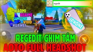 Free Fire | Trãi Nghiệm “REGEDIT GHIM TÂM” AuTo Full HeadShot Trên Mobile Có Ban Acc Không