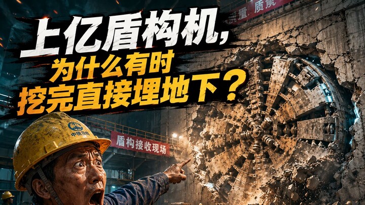 Why are some tunneling machines, costing hundreds of millions of dong, sometimes buried underground 