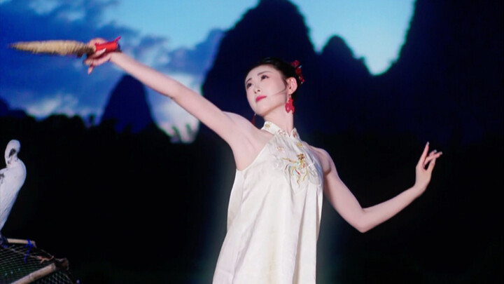 Guilin 20-yuan backdrop photo spot | Dance basics, but the background is far from basic