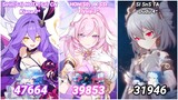 MA EX: SSS AK (47664); SSS Hephaestus (39853); Kallen (31946) - Honkai 6.9 Week 1