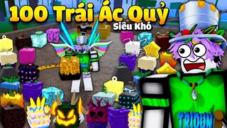 TrisDxng Random 100 TRÁI ÁC QUỶ Trong 24H Blox Fruit Săn LEOPARD, MOCHI, DRAGON,...