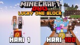 100 Hari di Minecraft RANDOM LUCKY ONE BLOCK !!!