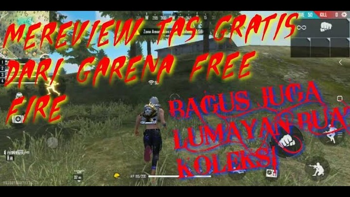 MEREVIUW TAS KARTU GRATIS DARI GARENA FREE FIRE MANTAP