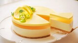Lemon Honey Cheesecake ✿ Kue keju tanpa panggang dengan keseimbangan sempurna antara manis dan asam