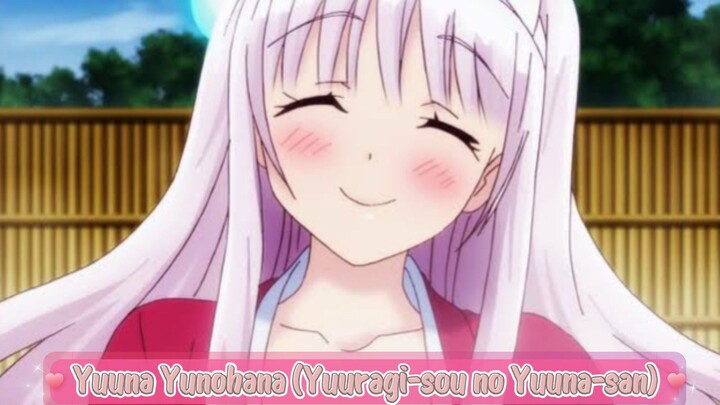 cara menggambar anime hantu Yuuna Yunohana (Yuuragi-sou no Yuuna-san) versi seremnya huu seremm