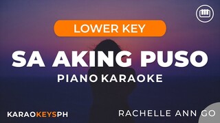 Sa Aking Puso - Rachelle Ann Go (Lower Key - Piano Karaoke)