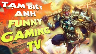 Liên Quân | Ngộ Không Combo 2 Gậy 1 Kill  Trận Đấu Cuối Cùng Với Anh Funny Gaming Tv Trước Khi