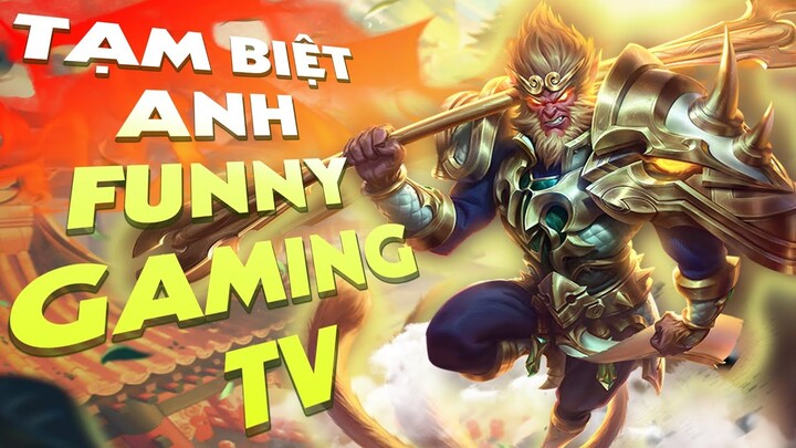 Liên Quân | Ngộ Không Combo 2 Gậy 1 Kill  Trận Đấu Cuối Cùng Với Anh Funny Gaming Tv Trước Khi