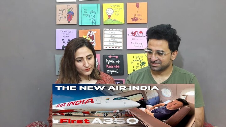 Pakistani Reacts to The New Air India - A350 Inaugural Flight