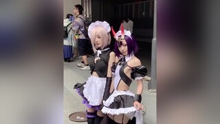 Cosplay 2 người hầu phiên bản hơ hở 😘 bienhinhanime cosplay