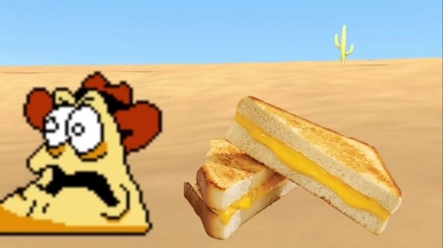 Lồng tiếng tác phẩm điêu khắc cát Pizza Tower (Nên giảm âm lượng)