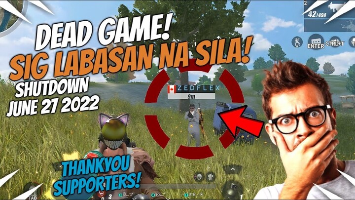 RULES OF SURVIVAL SHUTDOWN | SIG LABASAN NA GARAPAL! (ROS RANDOM CLIPS )