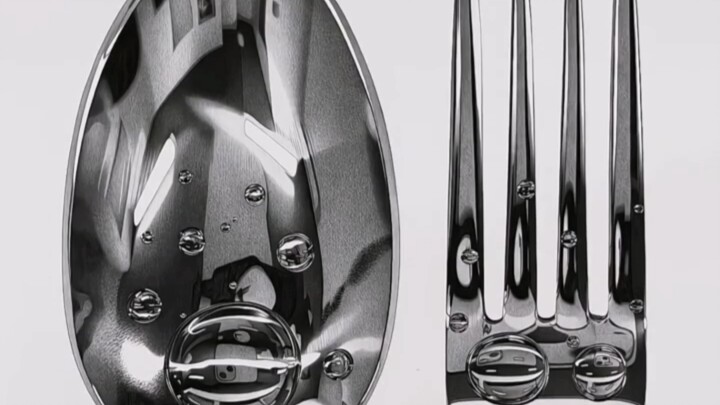 “The Ultimate Challenge of Hyperrealistic Hand Drawing: Stainless Steel”