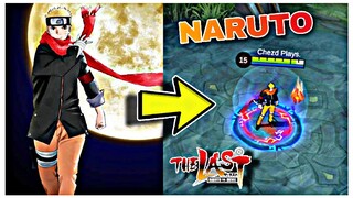 NARUTO the LAST inspired skin in Mobile Legends 😳😱🔥🔥