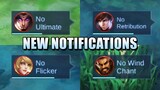 NEW NOTIFICATION FEATURE - NO MORE TYPING