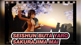 Seishun Buta Yaro|Dreaming of Sakurajima Mai while drunk under a cherry blossom tree