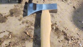 I bought and reviewed the axe that claims to be able to chop steel bars at will.