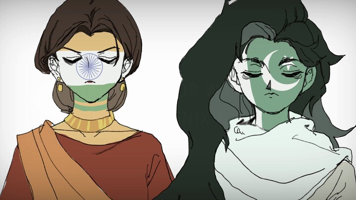 【COUNTRYHUMANS/All India and Pakistan】I WANNA DANCE MEME